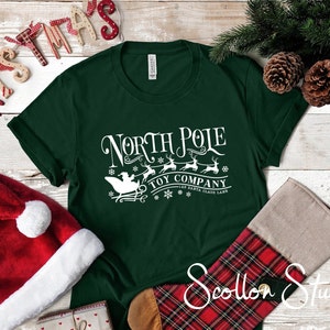 North Pole Toy Company Shirt, Christmas T,Shirt, Christmas Tee