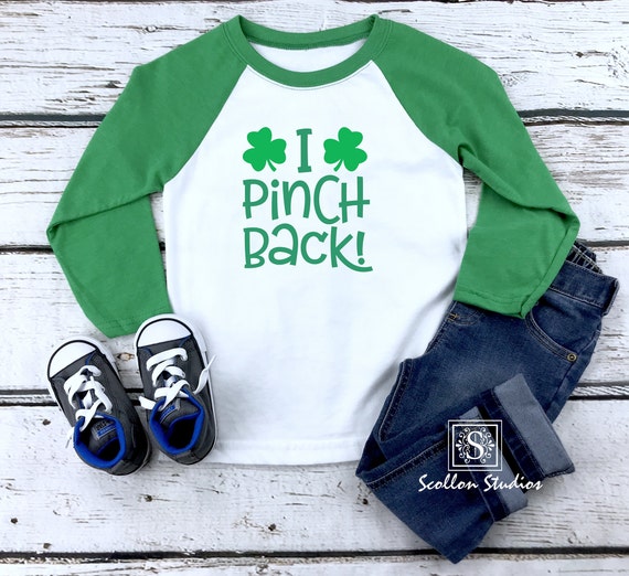 St Patrick's Day Shirt, Girls St Patrick's Day Shirt , Boys St Patrick's Day Shirt, Clover Raglan, Cute Kids Shirts, Unisex
