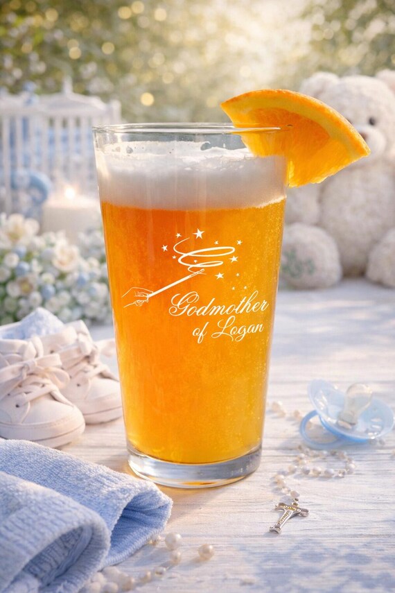 Godfather Fairy Proposal Pint Glass Gift