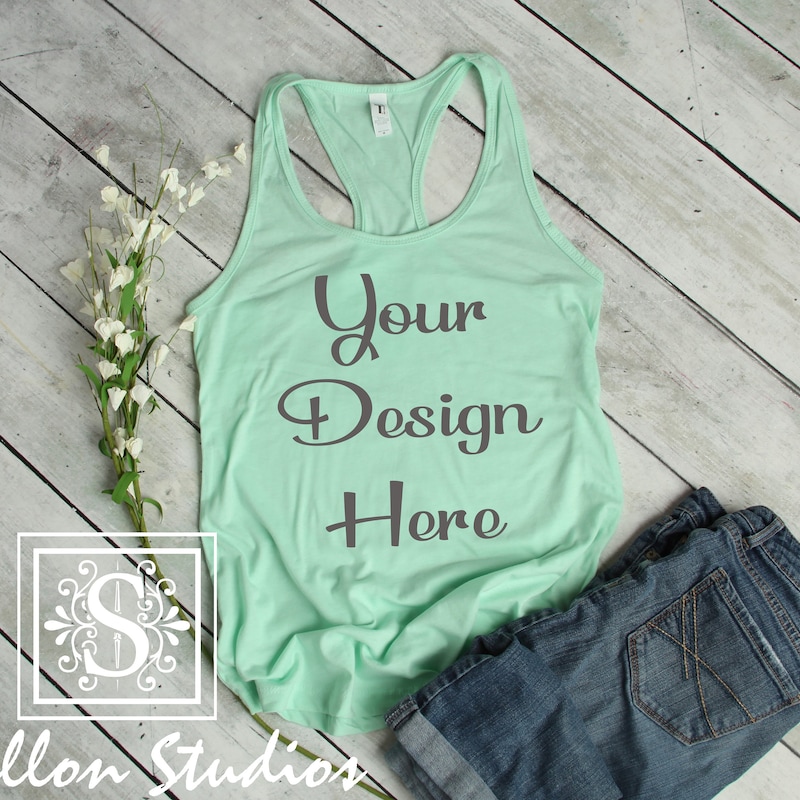 Custom Inked Racer Back Tank - Flat Supplex