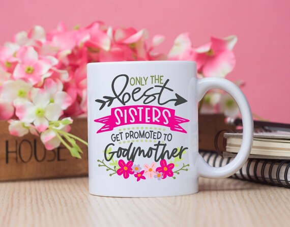 Godmother Gift, Godparent Gift, Coffee Cup, Will You Be My Godmother , Baptism Gift, For The Godmother, Godparents