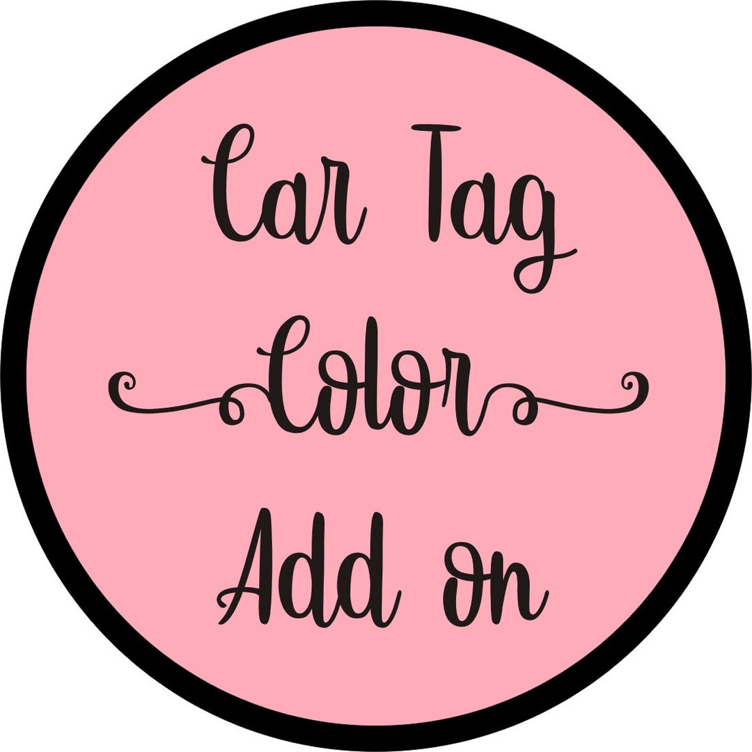 Add on Artwork Fee for Additional Tag Colors - Etsy