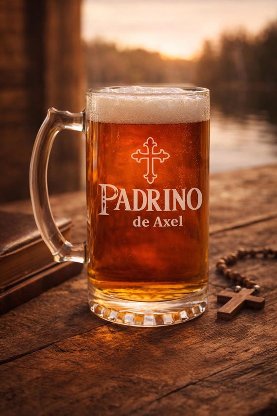 Personalized Padrino Mug, Bautizo Godfather Gift
