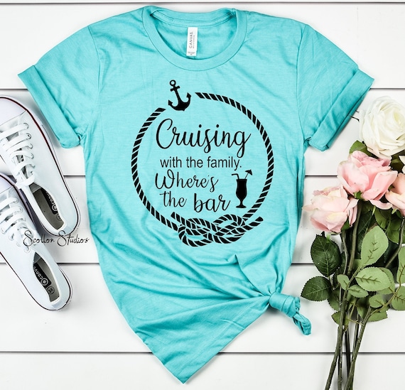 Cruise Shirts, Bon Voyage TShirt, Cruise Tee, Vacation Shirt, Family Cruise Shirts, Bar Shirts