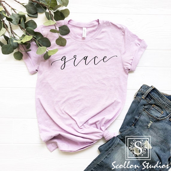 Grace T,shirt, Grace , Christian Shirt, Faith Shirt,  Religious Shirt Church, Disciple, Love, Grace, Faith