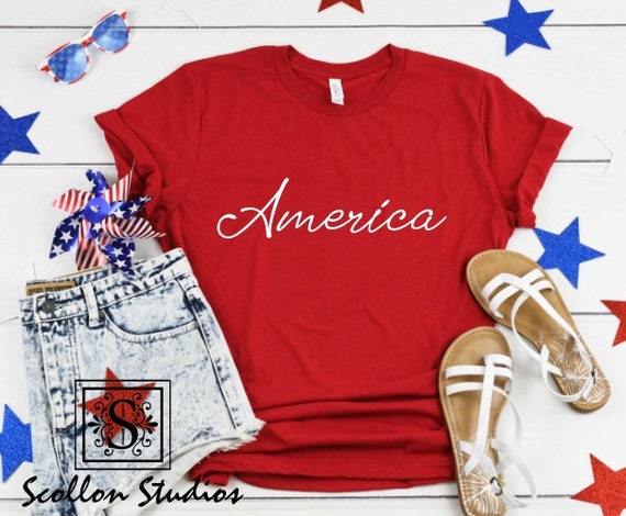 America Shirt, America T,Shirt , 4th of July Tee,  Unisex Sized, patriotic shirt, Memorial day, USA T,shirt