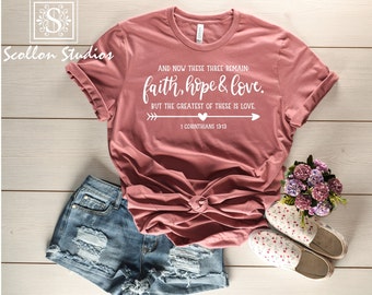 camiseta faith hope love