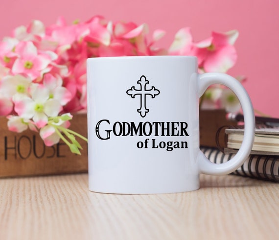 Personalized Godmother Gift, Godparent Gift, Coffee Cup, Will You Be My Godmother , Baptism Gift, For The Godmother, Godparents