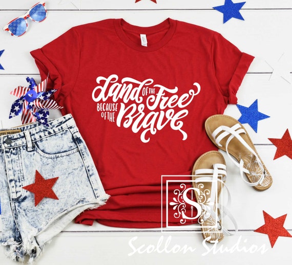 Land of the free , America Shirt , America T,Shirt , 4th of July Tee , Unisex Sized , patriotic shirt , Memorial day , USA T,shirt