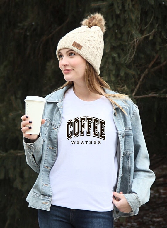 Coffee Weather  | Fall shirts | Cute fall Tee | Cute Fall Shirts | Cute Thanksgiving Shirt