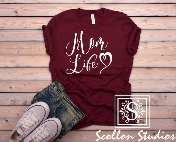 Mom life Shirt, Mom Shirt, Shirts for Moms, Trendy Mom T,Shirts, Cool Mom Shirts, Mothers Day Gift, Shirts for Moms, Funny Mom Shirt