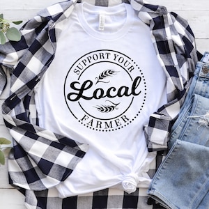 Support Local Farmer Tee | Unisex Soft Blend Shirt