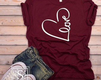 Valentines Shirt, Love T Shirt, Love Shirt, Unisex Sized,  Valentines Tshirt, Valentines Day Shirt, Love Shirt, Valentines Shirt Women