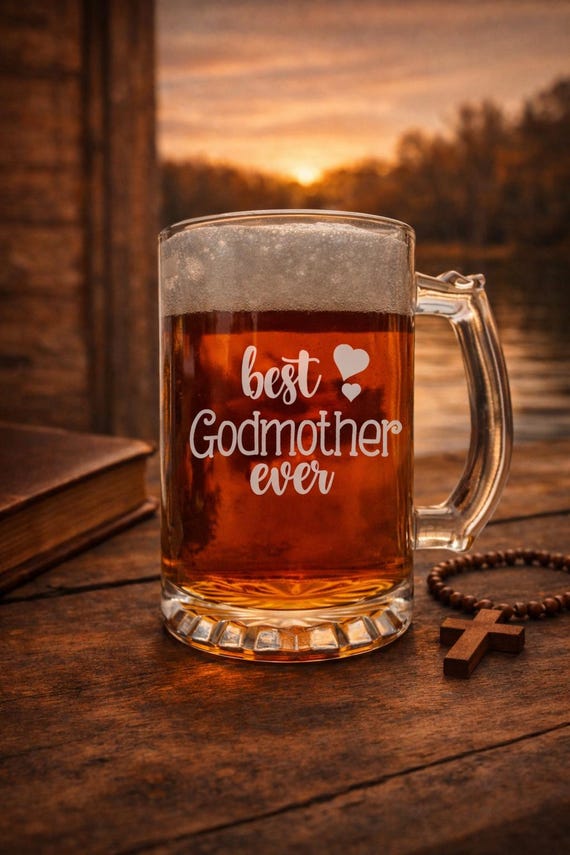 Godmother Ever Beer Mug - 16oz