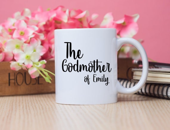 Personalized Godmother Gift, Godparent Gift, Coffee Cup, Will You Be My Godmother , Baptism Gift, For The Godmother, Godparents