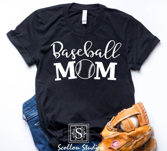 Baseball Mom Shirt, Baseball T,Shirt, Baseball shirt, custom baseball shirt, baseball top, softball shirt