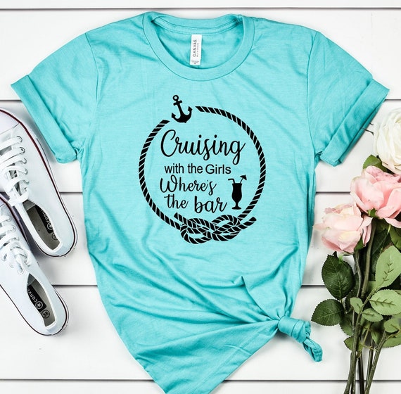 Cruise Shirts, Girls Trip, Girls Cruise,  Bon Voyage TShirt, Cruise Tee, Vacation Shirt, Family Cruise Shirts, Bar Shirts