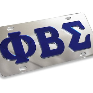 College fraternities & sororities Personalized front License Plate,Custom Car Tag,Custom Front Plate, Monogram License, License Plate
