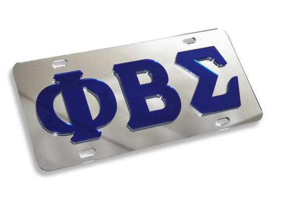 College fraternities & sororities Personalized front License Plate,Custom Car Tag,Custom Front Plate, Monogram License, License Plate