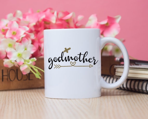 Godmother Gift, Godparent Gift, Coffee Cup, Will You Be My Godmother , Baptism Gift, For The Godmother, Godparents