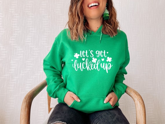 St. Patrick's Day Hoodie, Shamrock Sweatshirt, Irish lucky shirt, St. Patrick's Day Hoodie