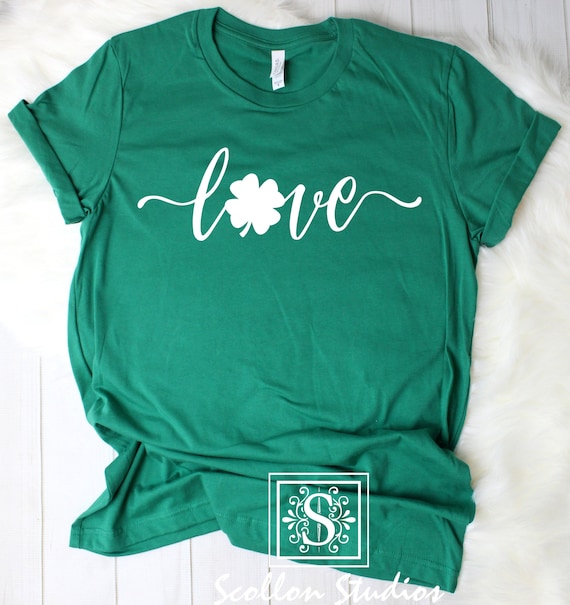 Saint Patricks Day Shirts, Love Shirt , Lucky Shirt, Shamrock Shirt, St. Patricks Day Shirt Women, Let's Day Drink