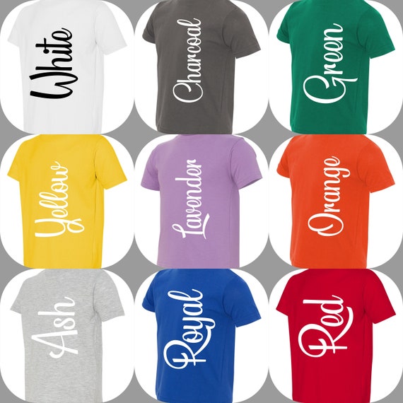 custom youth t shirts