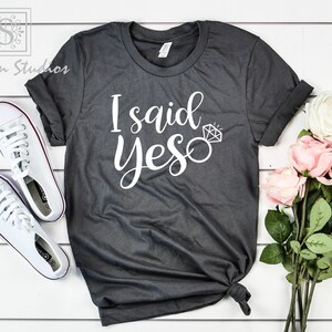 I  Said Yes, future mrs, engagement shirt, soon to be mrs, future mrs gift, engaged shirt, custom mrs shirt, mrs shirt, gift for bride