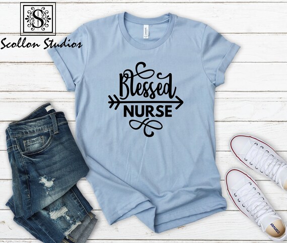 Blessed Nurse , Unisex Jersey Short Sleeve T, Shirt , Nurse Tee , Nurse T,Shirt , Nurse T,shirt , Unisex Shirt ,  RN Shirt , Nurse