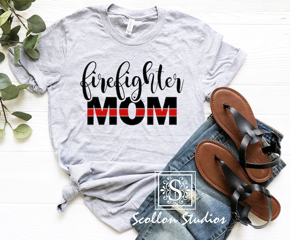 Firefighter Mom Shirt , Firefighter Mom , Firefighter Mom Gift , Unisex Sized , Firefighter Mom Tee , Firefighter Mom , Firefighter