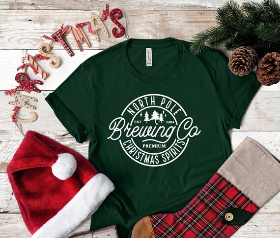 North Pole Brewing Co | Christmas Shirt | Christmas Top| Unisex Sized| Cute Christmas Sweatshirt