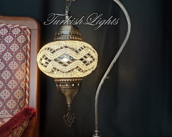 Turkish Morocco Lamp Table Lamp WHİTE Color 7 to Choose