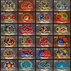 Medium Replacement Turkish Mosaic Globes – Handmade Mosaic Glass for Chandeliers & Lamps