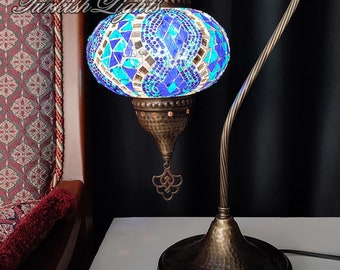 Lampe de table turque Lampe turque Maroc Lampe de table BLUE Couleur 9 à choisir