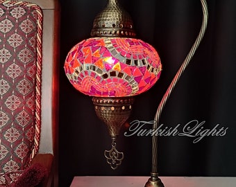 Turkse tafellamp Turkse lamp Marokko Lamp Tafellamp RODE Kleur 5 om te kiezen