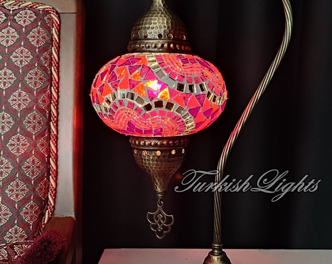Turkish Table Lamp Turkish Lamp Morocco Lamp Table Lamp RED Color 5 to Choose