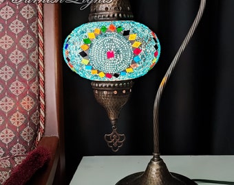 Lampe de table turque Lampe turque Lampe Maroc Lampe de table TURQUOİSE Couleur 4 à choisir