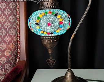 Turkish Table Lamp Turkish Lamp Morocco Lamp Table Lamp TURQUOİSE Color 4 to Choose