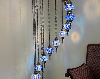 15 (L) Globus Türkische Lampe Marokko Lampe Türkischer Kronleuchter Mosaik Deckenlampe Anhänger Leuchter H15-32 Versandkostenfrei