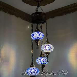 4 (l) globo turco lâmpada marrocos lâmpada lustre turco mosaico lâmpada de teto lanterna pingente luminária lustre H04-34 frete grátis