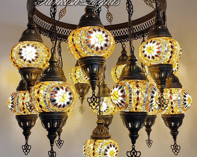15 (M) Globe Turkish Lamp Morocco Lamp Mosaic Hanging Ceiling Lamp Pendant Light Fixture Chandelier Lighting FREESHIPPING, 40"