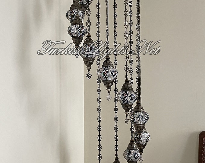 11(M) Globe Turkish Lamp Morocco Lamp Turkish Chandelier Mosaic Lamp Ceiling Lantern  Pendant Fixture  Chandelier H11-23 FREE SHIPPING