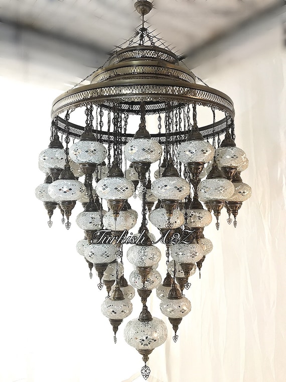 Turkish mosaic sale chandelier