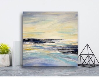 Original Ocean Painting, Abstract Seascape, Fine Art