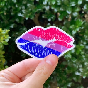 Bi Pride Clear Sticker