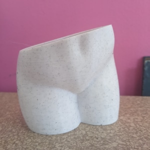 Mini Butt Planter- 3.5 inches tall, 3D Printed for succulents, cacti, and pens