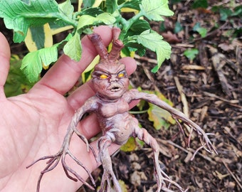 Mandrágora bebé - mandrágora bebé - muñeca de arte