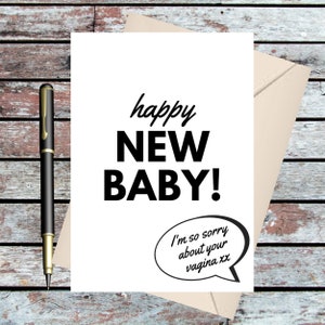 Scortese nuovo bambino / bambino Greeting Card
