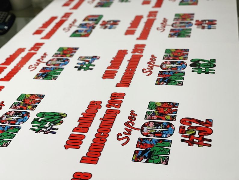Multi-Color Printed material Iron on Shirt Designs Custom T-shirt and Hoodie Designs