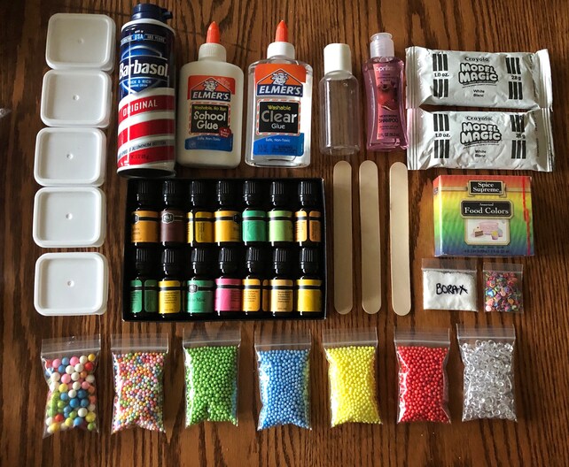 Scented SLIME KIT DIY Recipe pick your own scent Etsy